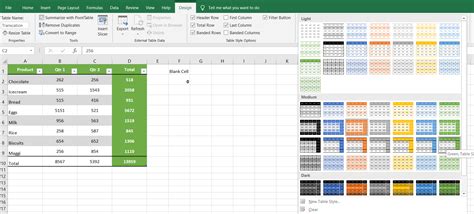 excel table   create  manage  microsoft excel xl  excel