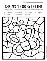 Spring Worksheets Color Preschool Letter Lowercase Capital Butterfly Kindergarten Prek Pdf Subject Printables Grade English Birdhouses sketch template