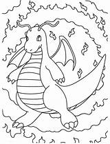 Dragonite Coloring Pages Online Color sketch template