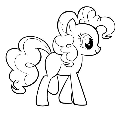 pony pinkie pie coloring pages