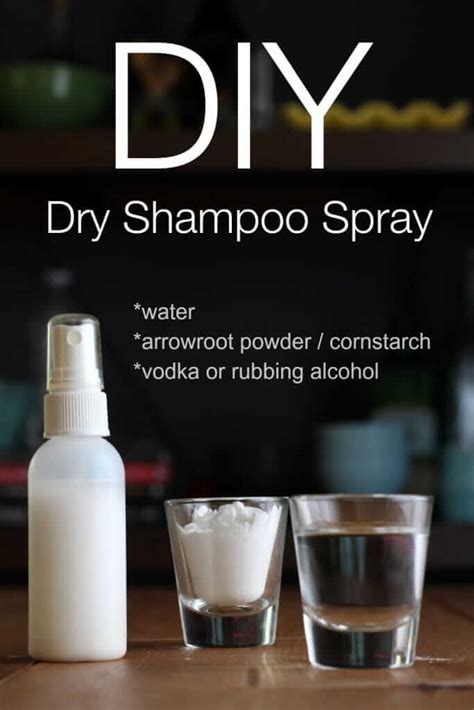 diy dry shampoo spray