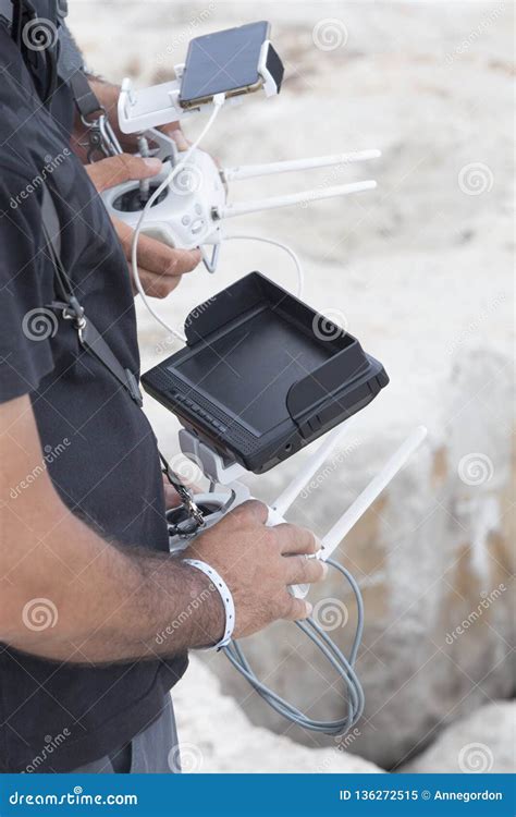 drone operators   remote control editorial image image  device information
