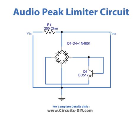 audio peak limiter circuit