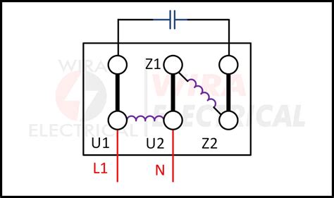 single phase motor wiring diagram  examples wira electrical