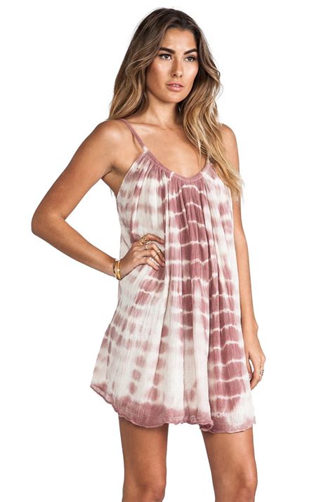 Jen S Pirate Booty Nuevo Tinkerbell Tie Dye Mini Dress In Natural