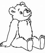 Coloring Pages Bear Kids sketch template