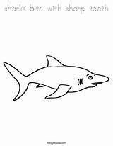 Coloring Sharks Sharp Teeth Bite Favorites Login Add sketch template