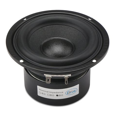 woofer speaker    ohms antimagnetic loudspeaker  audio speaker  fi subwoofer speaker