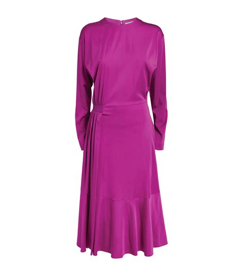 Stella Mccartney Purple Dorothy Midi Dress Harrods Uk