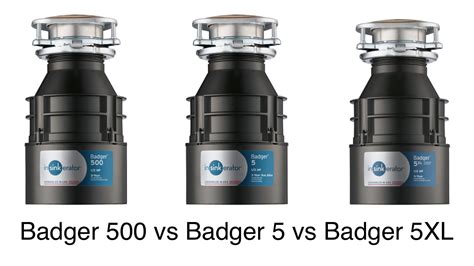 badger   badger   badger xl  comparison
