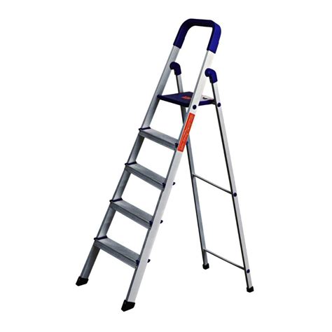 feet aluminium folding ladder rs  piece kale enterprises id