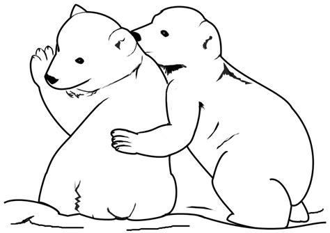 baby bear cubs pics coloring pages