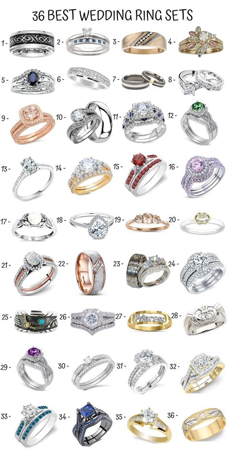 Wedding Ring Sets Wedding Ring Guide Unique Diamond Rings Round