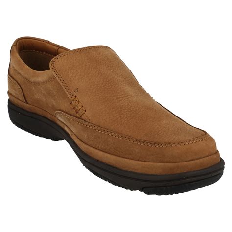 mens clarks flexlight wide fitting slip  shoes swift step ebay