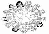 Diversity Coloring Pages Cultural Color Sheets Getdrawings Getcolorings sketch template