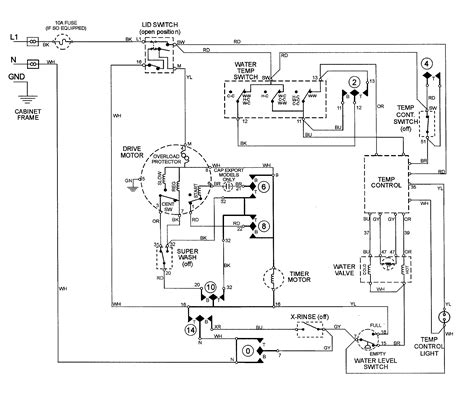 wiring diagram  washing machine motor washing machine motor washing machine dryer washing
