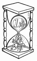 Hourglass Drawing Cliparts Clip Simple Clipart sketch template