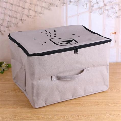 cartoon quilt storage box collapsible  size comforter container
