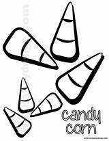 Coloring Candy Corn Pages Halloween Printable Print Candycorn Kids Printables Getcolorings Getdrawings Color sketch template