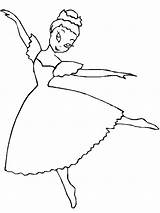 Coloring Pages Dancers Ballet Dancer Getcolorings Color sketch template