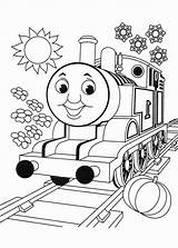 Thomas Train Coloring Pages sketch template