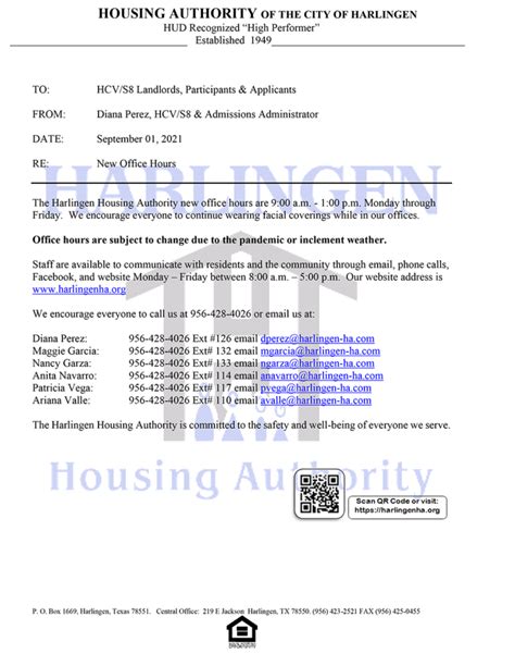 section  general info harlingen housing authority