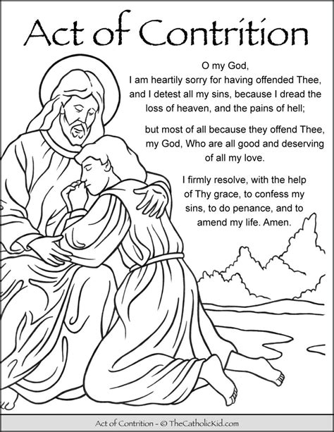 confession archives  catholic kid catholic coloring pages