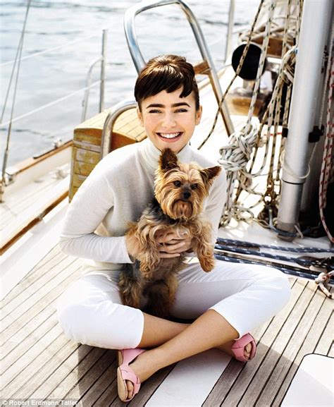lily collins bears striking resemblance to audrey hepburn in beautiful