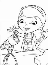 Doc Mcstuffins Coloring Pages Stuffy Getdrawings sketch template