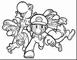 Mario Coloring Galaxy Pages Super Getdrawings sketch template