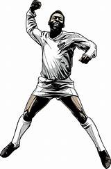 Pele Futebol Cristiano Futbol Siqueira Jogador Pelé Futbolistas Jogadores Clube Graficas Messi sketch template