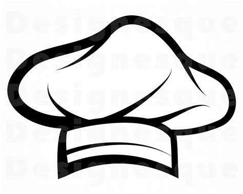 chef hat svg chef svg cook svg chef hat clipart chef hat etsy