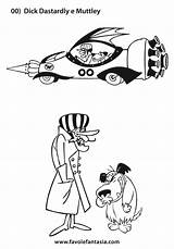 Wacky Hanna Barbera Muttley Dastardly Redazione Printablecolouringpages sketch template