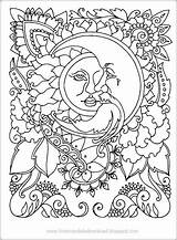 Sonne Mond Woodburning Pagan Holzbrennen Pyrography Lora sketch template