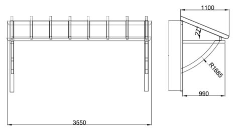 wooden awning cad files dwg files plans  details