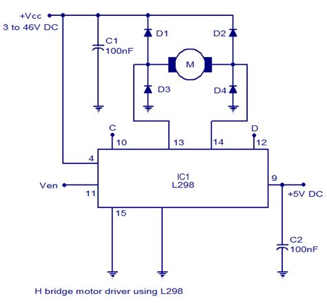bridge motor controller circuit diagram electronic circuits diagram
