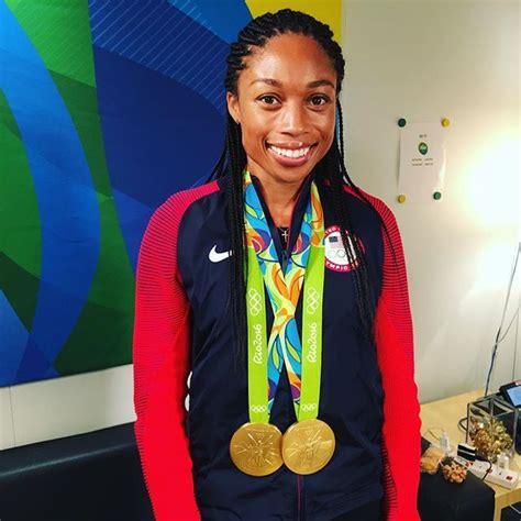 Allyson Felix And Her Rio Gold Medals