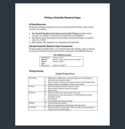 research paper outline templates