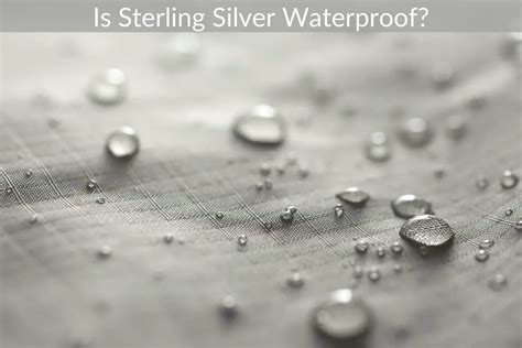 sterling silver waterproof preciousmetalinfocom
