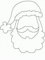 Beard Coloring Claus sketch template