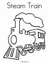 Train Steam Coloring Pages Engine Kids Drawing Twistynoodle Outline Caboose Simple Colouring Trains Print Preschoolers Sketch Noodle Would Make Twisty sketch template