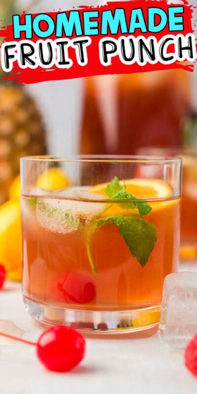 Easy Homemade Fruit Punch Play Party Plan