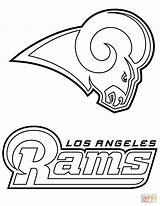 Coloring Rams Logo Angeles Los Pages Printable Nfl Drawing Bowl Super Categories sketch template