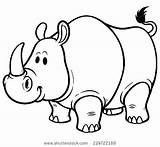 Coloring Rhino Pages Rhinoceros Rhinos Printable Getcolorings Getdrawings Color Baby Colorings sketch template