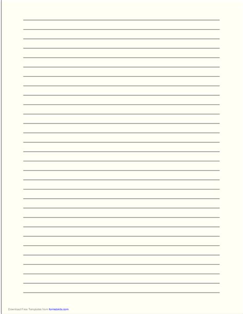 printable lined paper pale gray wide black lines