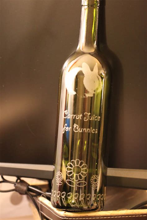 How To Make A Custom Laser Etched Wine Bottle 5 Steps With Pictures
