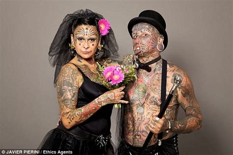 Argentinian Couple Are The World S Most Inked Lovebirds With More Than