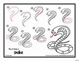 Kids Snake Draw Step Drawing Hub Easy 3d Snakes Crab Steps Animals Cobra Getdrawings Coloring Learn Sketch Drawings Gopher Instructions sketch template