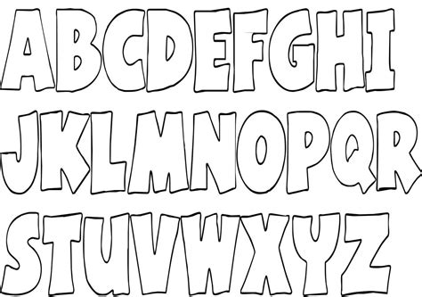kostenloser  alphabet vorlage buchstaben ausmalen