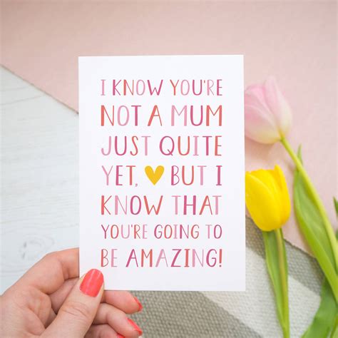 amazing mum to be card by joanne hawker